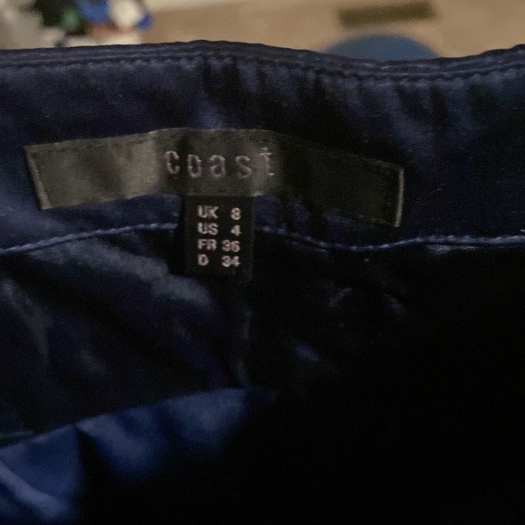 Coast Dark Blue Evening/Prom Dress, size: Uk :8 US:4 - Picture 8 of 11